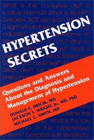 Hypertension Secrets Paperback