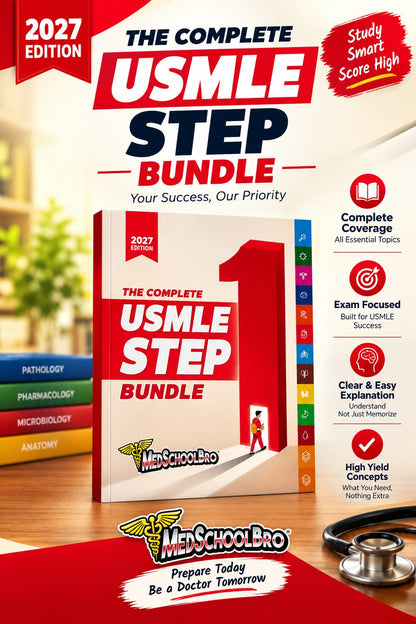 Medschool Bro The Complete USMLE Step 01 Bundle.