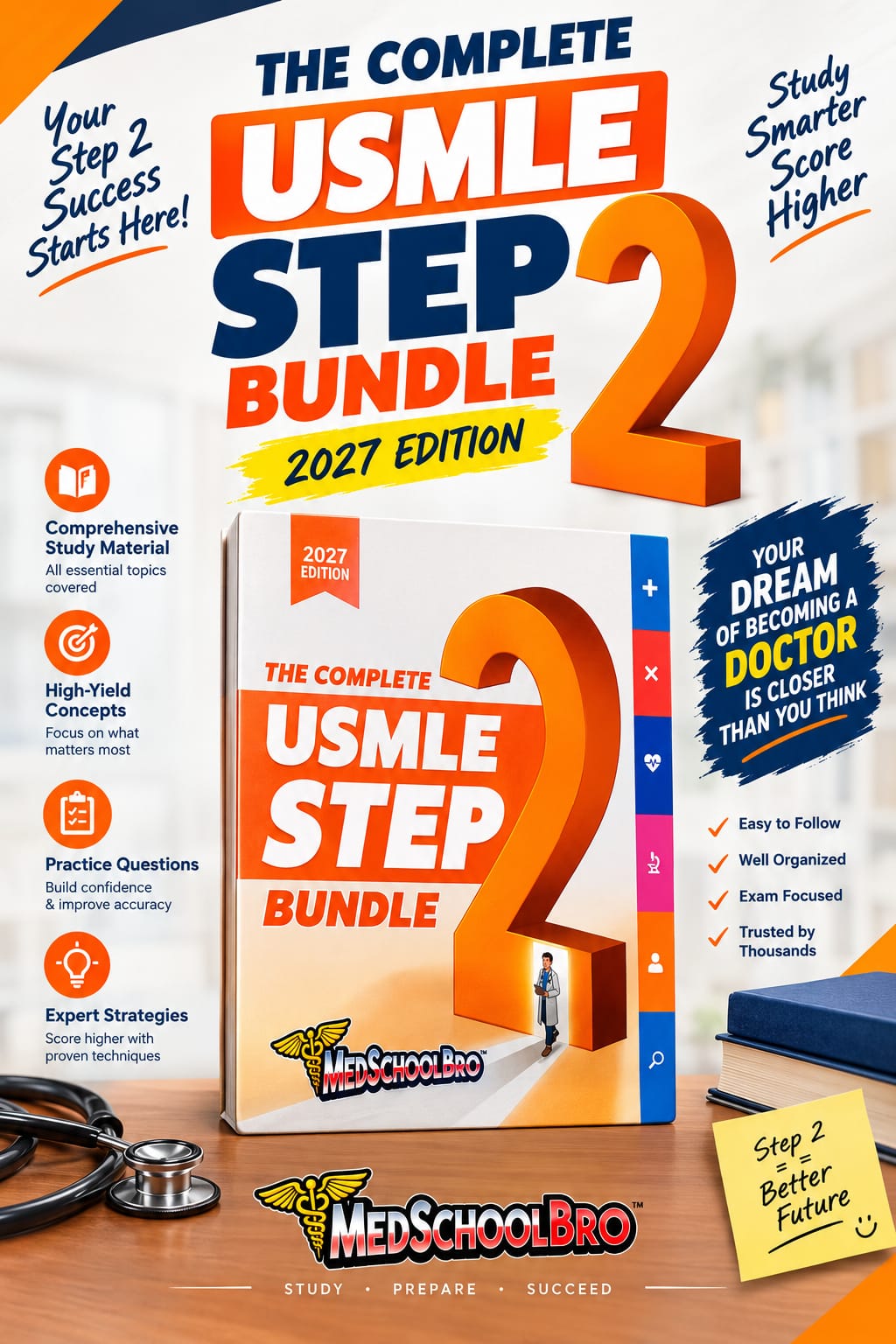 Medschool Bro The Complete USMLE Bundle Step 02