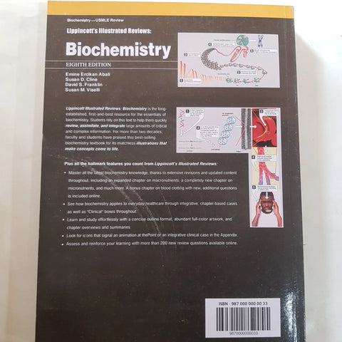 BIOCHEMISTRY 8TH EDITION BY EMINE ERCIKAN ABALI