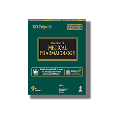 Essentials Of Medical Pharmacology 9Th Edition 2024-25 | Book Hardcover (K D Tripathi)
